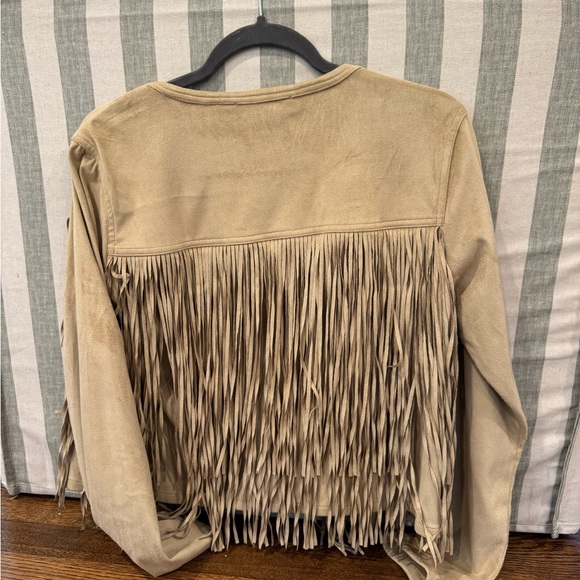 Michael Kors Tan Fringe Jacket - Picture 4 of 4